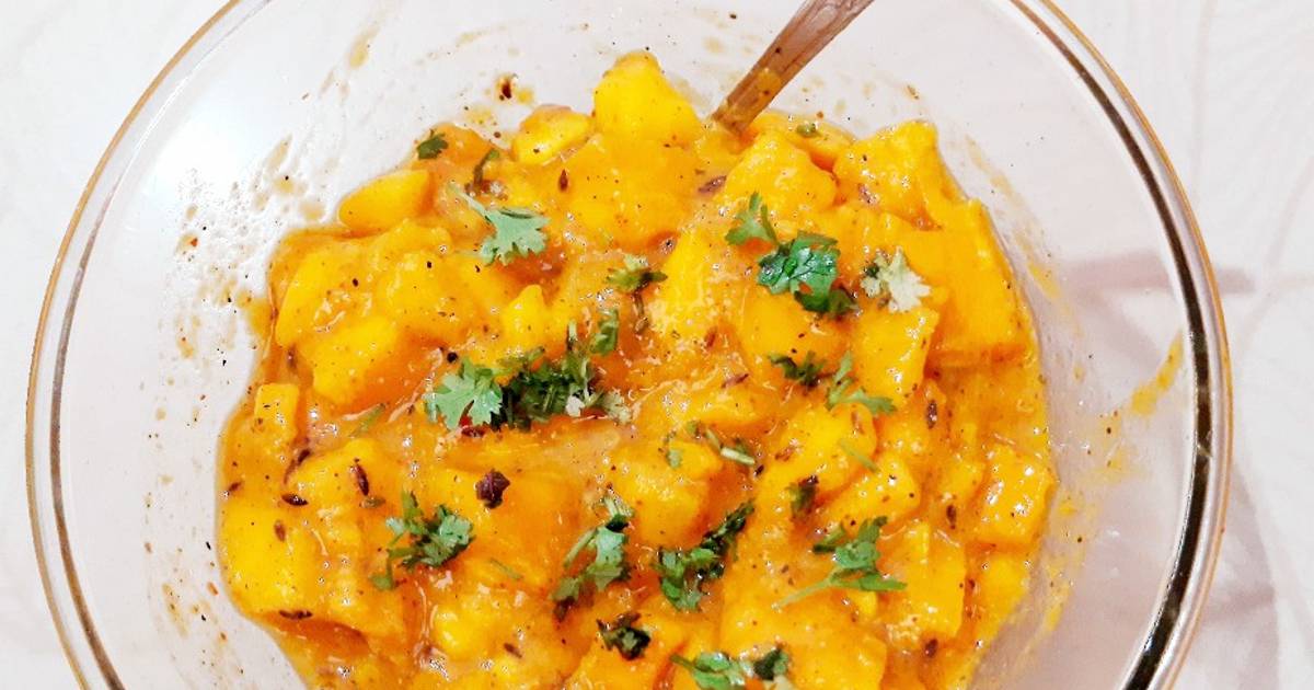 आम की चाट (Mango Chaat Recipe In Hindi) रेसिपी बनाने की विधि In Hindi ...