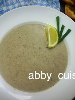 صورة لوصفة شوربة الفطر