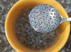 รูปของ เม็ดแมงลัก วิธีการเตรียม/ล้าง 💚 Lemon Brazil Seed Preparation