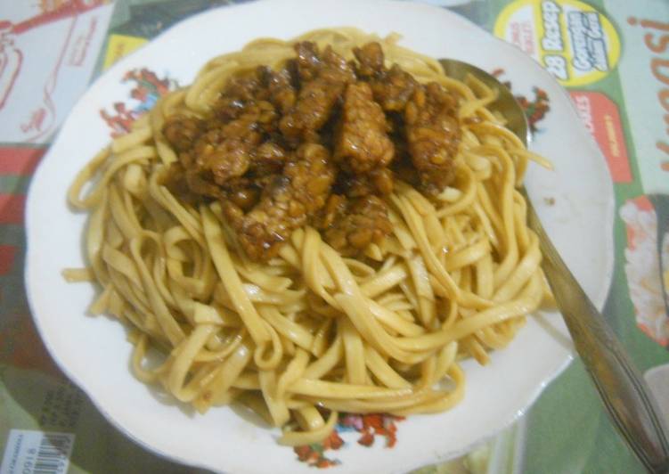 Mie telur tempe kecap#sarapan hari ke 5#