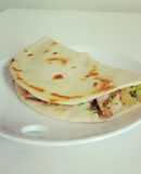 Chicken and Broccoli Quesadilla