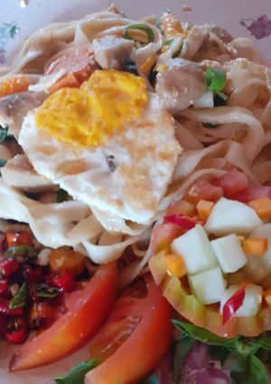 Foto resep 17. Mie haufan jantung hati🥰