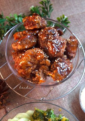 Foto resep Ayam Karaage Saus Madu