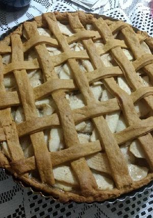 Una foto de Kuchen de manzana