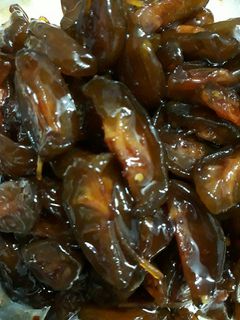 Hình của món Mứt cóc dẻo cay.