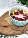 Overnight Oats Fruit Yogurt