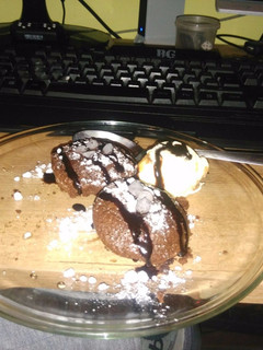 Una foto de Volcanes de chocolate