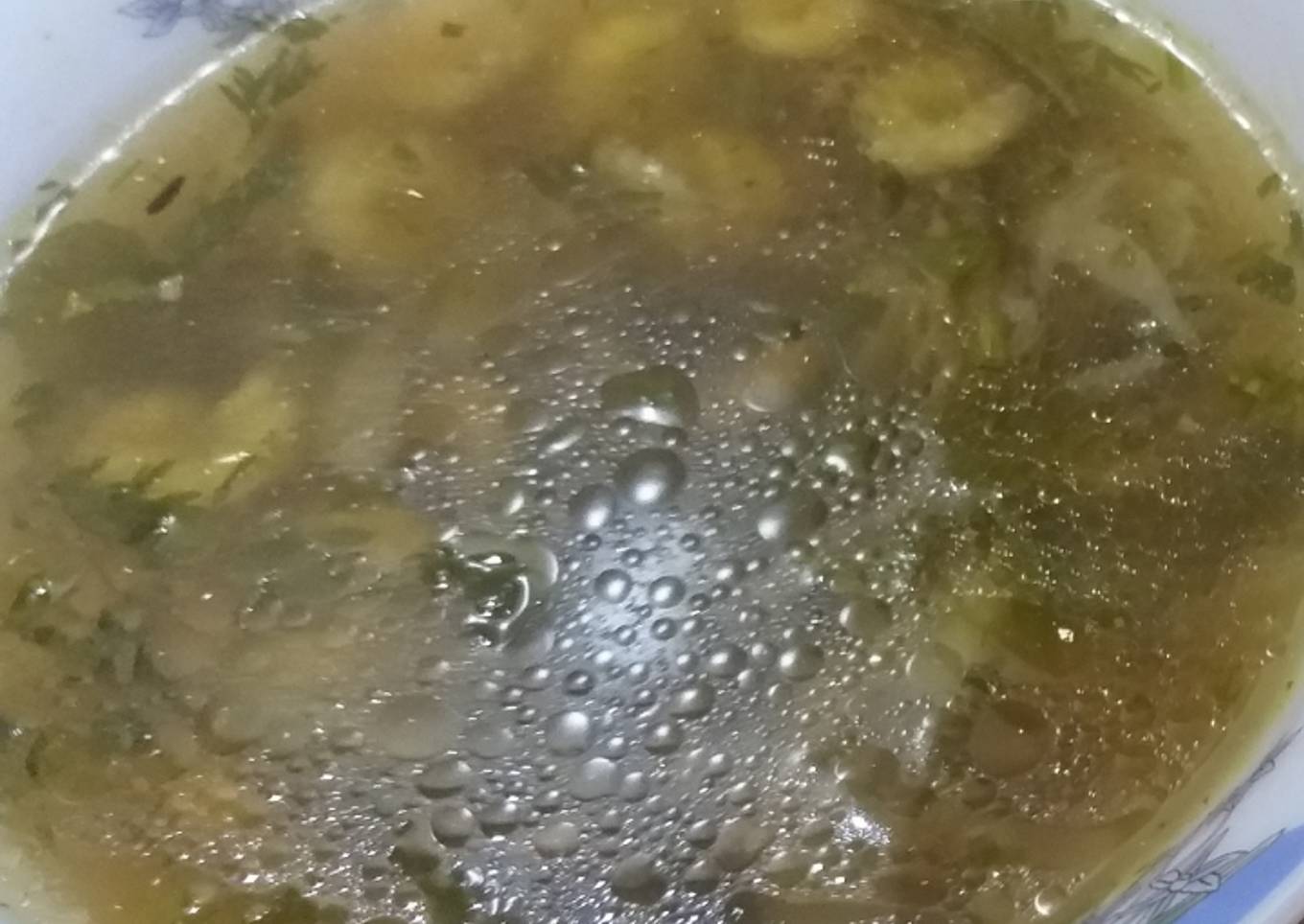 Veggies babycorn soup