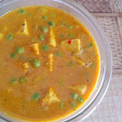 Tofu matar masala A picture of Tofu matar masala.