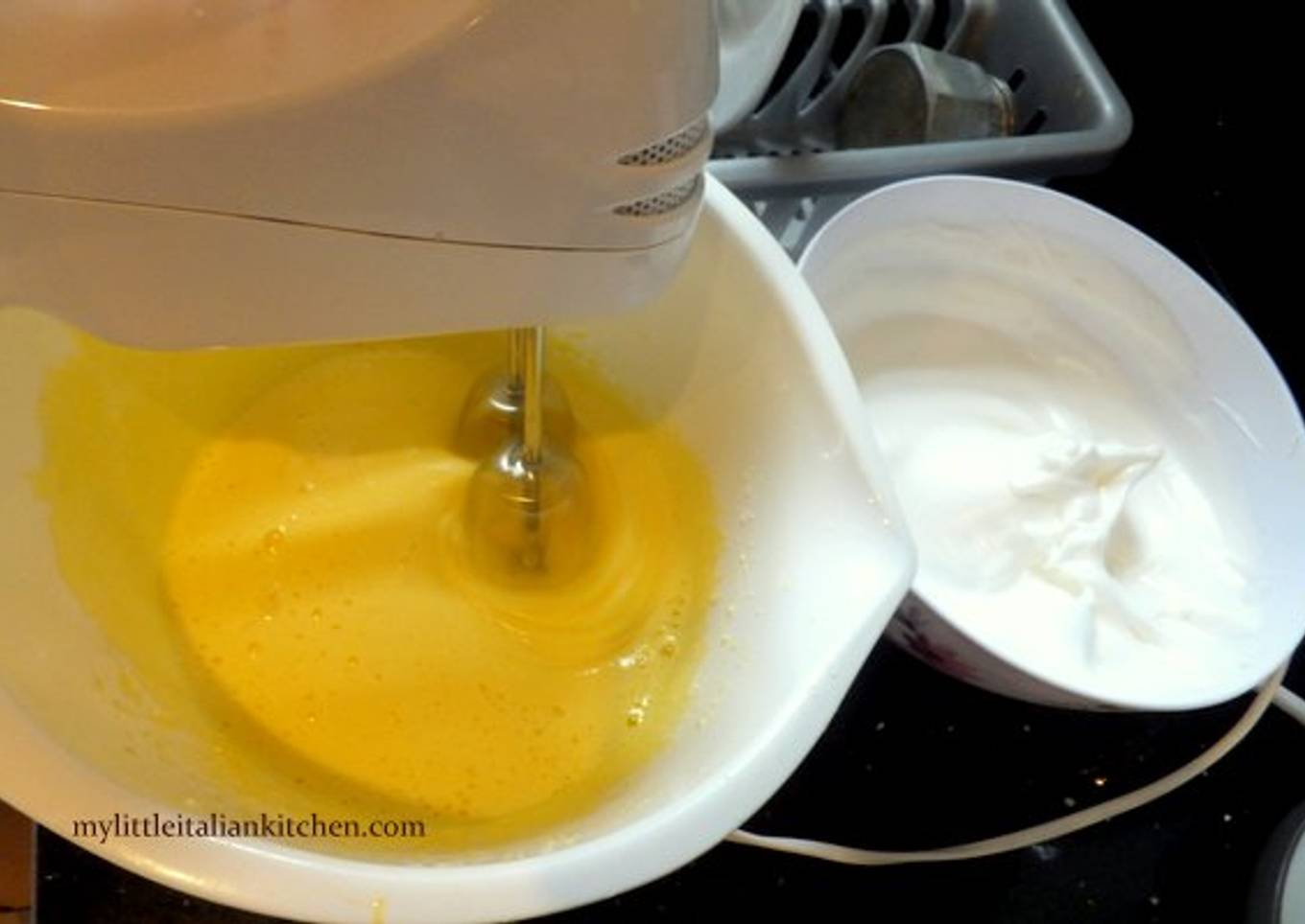 Italian Easter Mimosa cake with pineapple