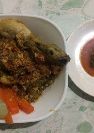 Foto resep Ayam Kunyit Nestum Sambal Seger Buk Rom
