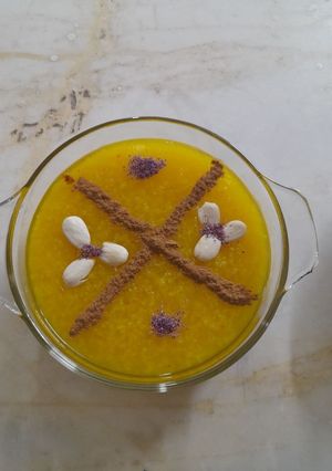 عکسی از دستور شله زرد