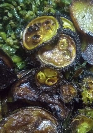 A picture of Fried vegetables.