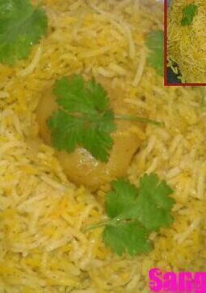 A picture of Veg mitha pulao.