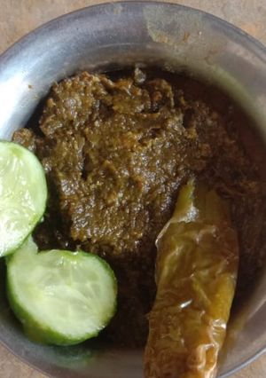 A picture of Palak ka saag.