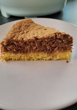 Une photo de Gâteau chocolat noix de coco