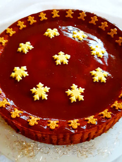 Weihnachtlicher Käsekuchen Rezepthauptbild