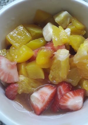Una foto de Ensalada de frutas