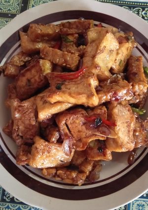 Foto resep Tempe/tahu kecap pedas manis