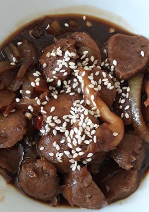 Foto resep Bakso Sapi Saus Teriyaki