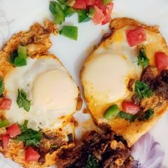 A picture of Masala egg.