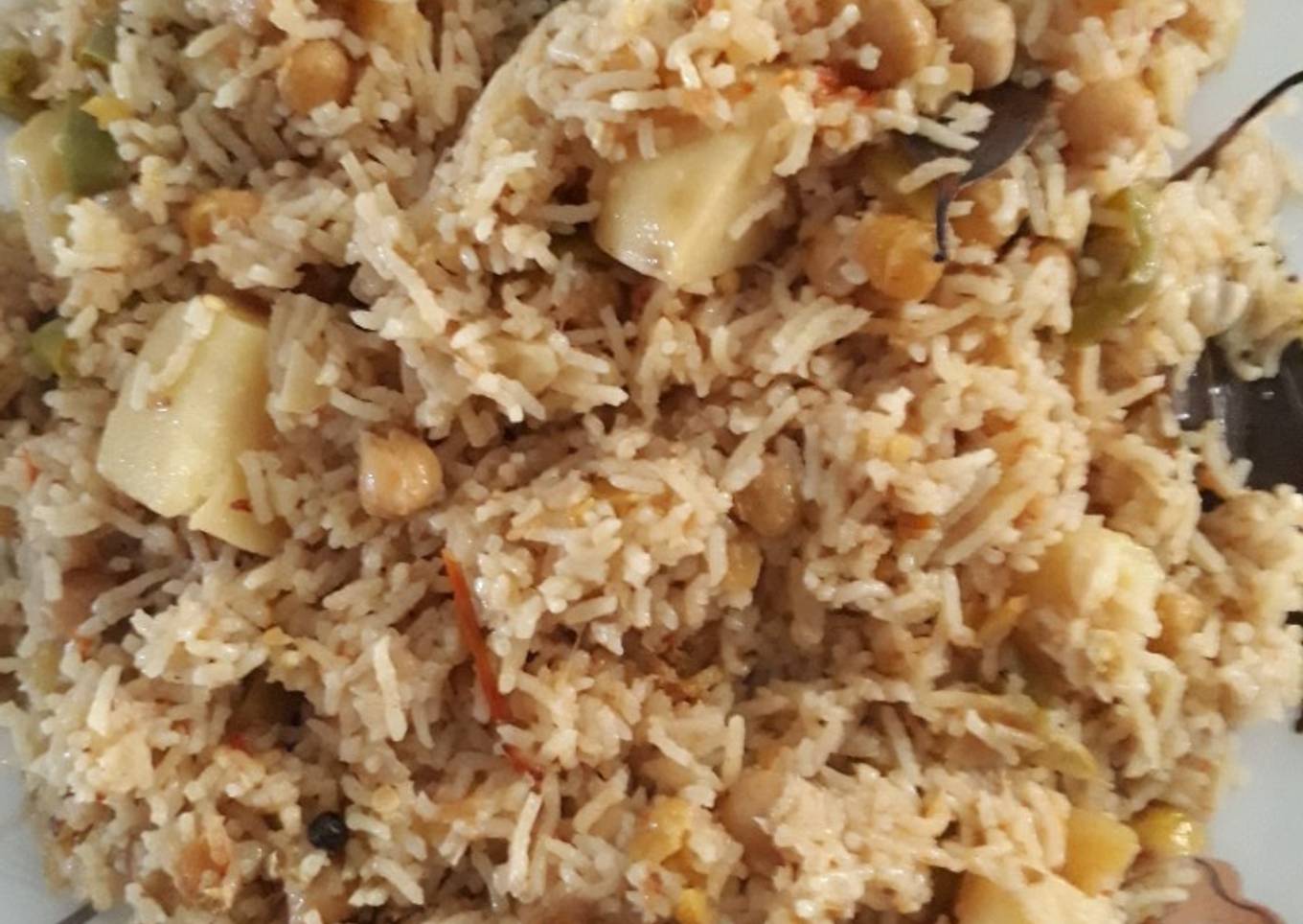 Chick peas Pulao
