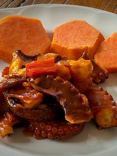 Una foto de Pulpo al estilo La Gomera