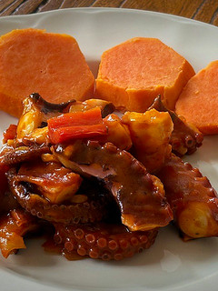 Una foto de Pulpo al estilo La Gomera