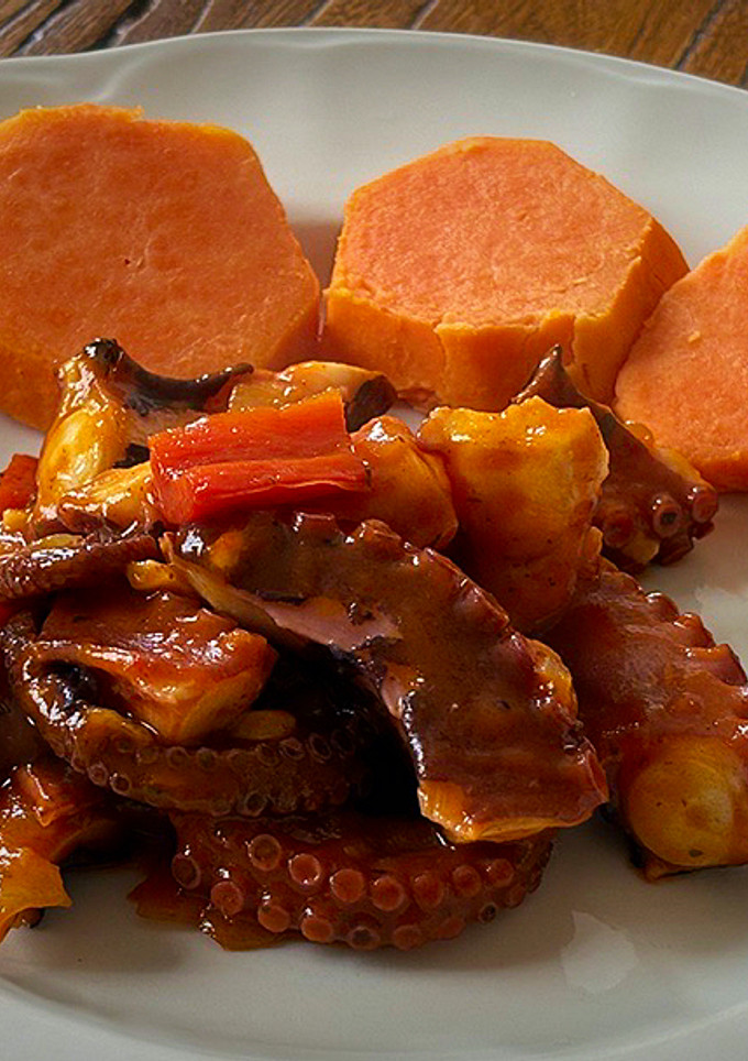 Una foto de Pulpo al estilo La Gomera