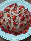 Zuccotto ciocco-fragola