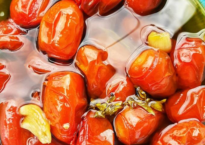 Tomates cherry confitados Receta de Norali - Cookpad