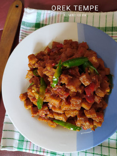 Foto resep Orek Tempe Bumbu Ulek