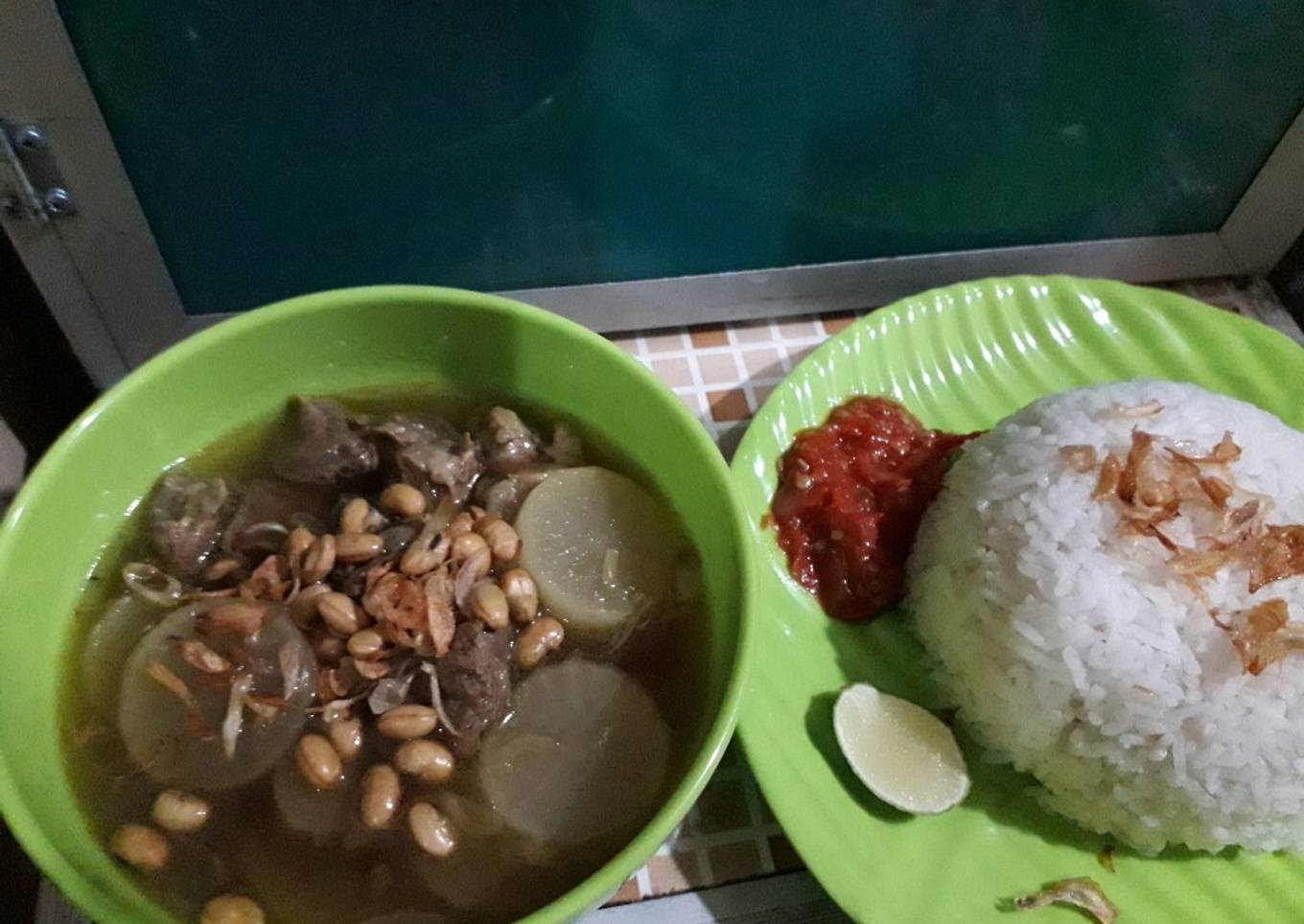 Soto daging simpel