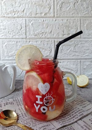 Foto resep Watermelon lemonade