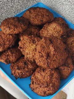 Diétás csokis zabpelyhes süti recept fotója