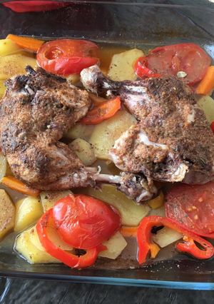صورة لوصفة صينية دجاج بالخضار 🍗