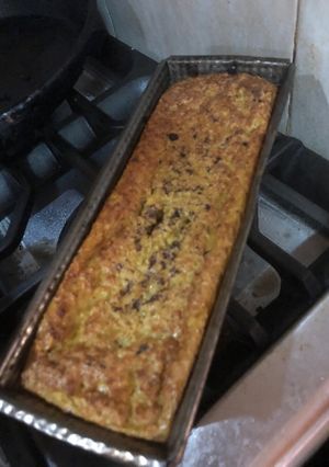 Una foto de Budín con chocolate
