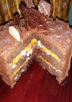 Una foto de Pastel de chocolate