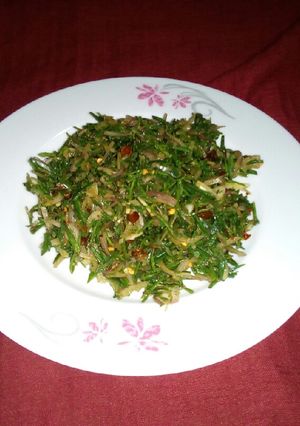 পাতরকুচি পাতা ভর্তা রেসিপির প্রধান ছবি