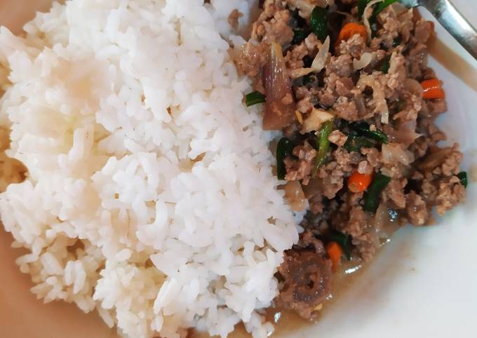 Nasi Oseng Daging - Nasi Kotak Surabaya Mj Catering Cara Membuat Tumis