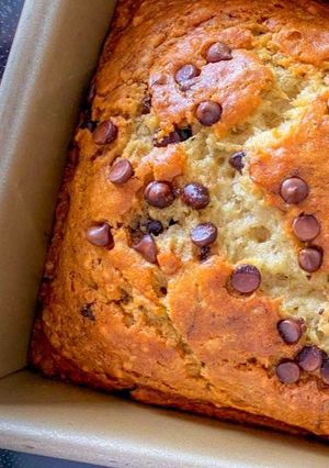 Foto de Bolo de Banana e Chocolate