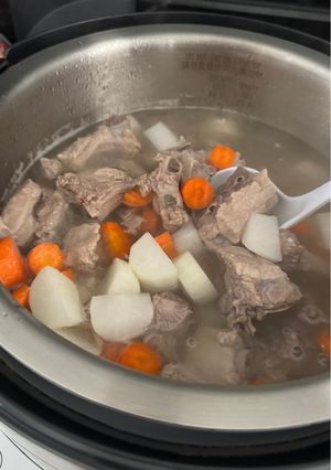 Foto resep Paikut / iga babi lobak wortel