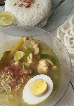 Foto resep Soto simpel tanpa bumbu uleg seger & cocok untuk balita
