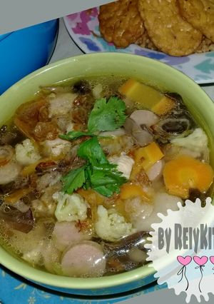Foto resep 02.Sop Ayam Jamur ala ReiyKitchen