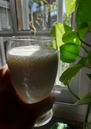 Una foto de Licuado de banana