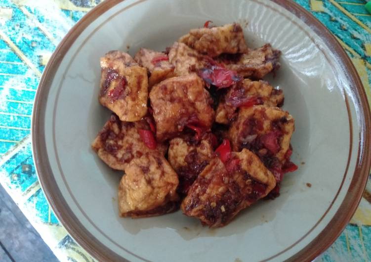 How to Make Tasty Tahu sambal goreng kecap