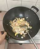 過年宵夜之蝦仁蛋炒飯