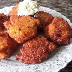 A picture of Kunde bhajiya #festive contest-Mombasa #Authors marathon#Arabic.