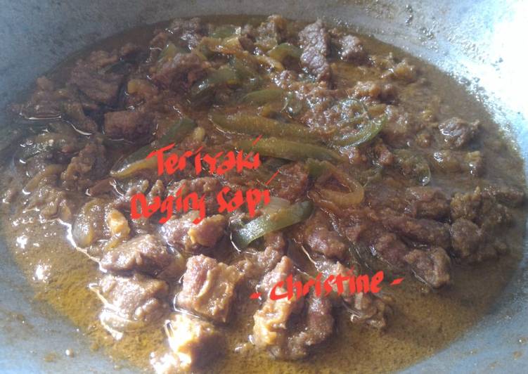 Resep Teriyaki Sederhana Daging Sapi Oleh Christina Makatipu