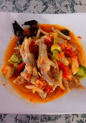 Foto resep Ceker Ayam Mercon Asam Pedas